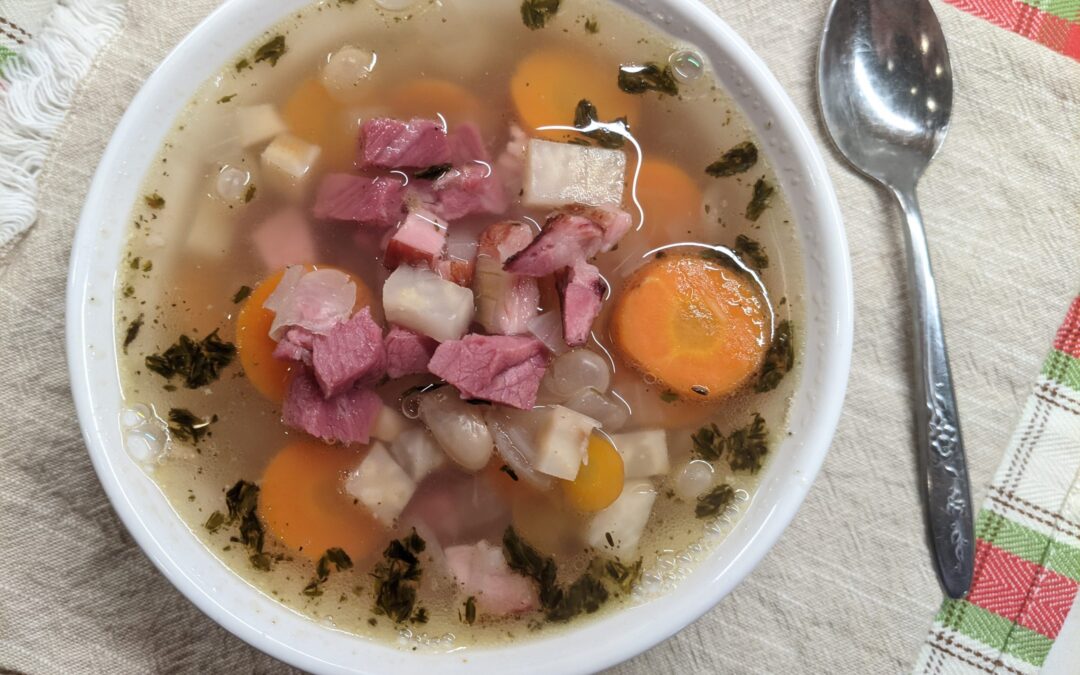 Crock Pot Ham and Bean Soup